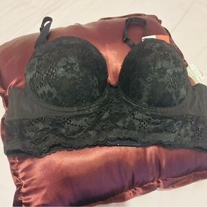 Elegant Black Lace Bra